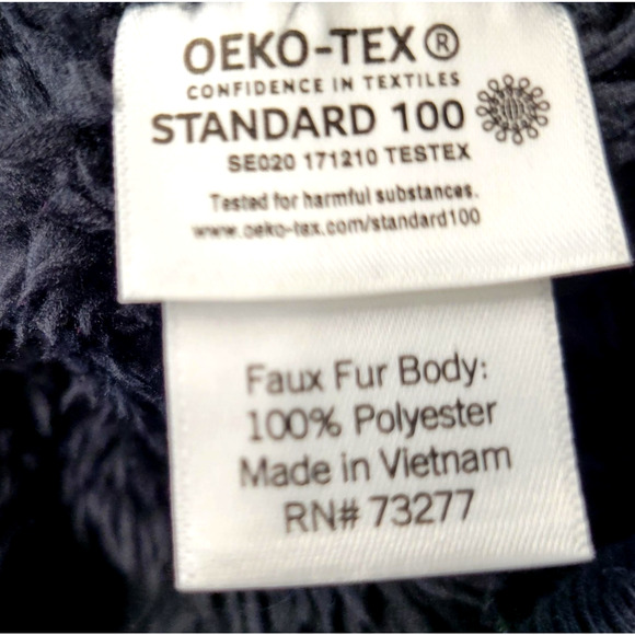 Sonoma Ivory Sherpa Cozy Soft Sweater Womens XXL Faux Fur Fleece Black New - Picture 8 of 11